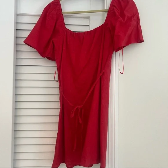 NWT Abercrombie Linen Button Down Dress - Picture 4 of 6